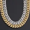 Cadena de eslabones Cubanos de Plata de Ley 925 12mm Natural Diamond Jewelry Pure Cuban Link Chain 925 Sterling Silver