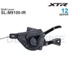 Велосипедные погрузки Shimano XTR M9100 переключающий рычаг SL M9100 R SL M9100 IR 12SPEED RAPIDFIRE PLUS ARRIGINAL DEAPER 230621