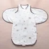 Śpiwory torby dla niemowląt koc do noszenia Born Swaddle Wrap Sack Gaza bambusowa bawełniana sprężyna 1togowa zmiana pieluszki 024m 230621