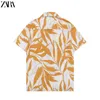 6# Luksusowe designerskie koszule męskie geometryczna koszula do kręgli Hawaje kwiatowe Koszulki Mężczyźni Slim Fit Fit Short Sleeve odmiana M-XXXL# 53