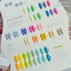 Rormays 24 Color Gel Nail Polish Set 15ML Macaron Candy Color Solid Color Shiny Clearcoat Soaking Primer UV LED Lasting Nail Design Salon gel Factory Wholesale