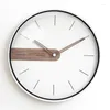 Wall Clocks Nordic Wood Watch Large Art Luxury Minimalist Sticker Aesthetic Horloge Murale Saatration For Home Design