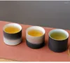 Kopjes Schotels Vintage Grof Aardewerk Theekop Japans Theekopje Master Bowl Retro Drinkware Water Theewaar Decor Ambachten