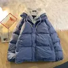 Women's Hoodies Sweatshirts Winter Leisure Women's Cotton Clothes Y2K Multifunctional Fake Two Zipper Pockets Down Jacket Thick Coat Korean Version Winter New