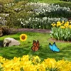 Garden Decorations Flower Stake Acrylic Sunflower Yard Decoration Patio Lawn Outdoor For