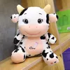 Poupées en peluche 1 pc 22/26 CM Kawaii bébé vache jouets en peluche peluche Animal doux mignon bétail poupées pour enfants filles décor à la maison apaiser cadeau d'anniversaire 230621