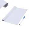 Beyaz Tahta Sihirli Beyaz Tahta Sayfaları 45*200cm Kuru Silinebilir Kağıt Pen Okulu Öğretim Malzemeleri Beyaz Tahta Sticker 230621