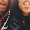 Hiphop Vampir Dişleri Fang Grillz Gerçek Altın CZ Kübik Zirkonya Elmas Diş Ağız Ağız Izgaraları Yukarı Diye Diş Kapağı Rapçi Gövde Takı