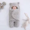 Sacchi a pelo nati Baby Soft Wrap Coperte Busta da letto per addensare sacco a pelo infantile in pile 06 mesi 230621