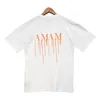2023 Heren Dames Designer T-shirts Mode Splash Inkt Graffiti Gedrukt T-shirt Mannen Katoen Casual T-stukken Korte Mouw Oversize Hip Hop streetwear T-shirts Euro Maat S-XL