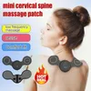 Autres articles de massage EMS Mini Patch pour la colonne cervicale Portable Électrique Impulsion Dos Cou Masseur Infrarouge Lointain Soulagement De La Douleur Soins De Santé Relax Outil 230621