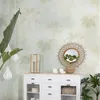 Bakgrundsbilder American Style Garden Vine Flower Coffee Colored Non-Woven Wallpaper Nordic Living Room Sovrum Bakgrund Behang