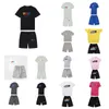 남자 티셔츠 트랩 스타트 티셔츠 디자이너 셔츠 인쇄 된 글자 고급 흑백 회색 무지개 여름 스포츠 패션 탑 짧은 슬리브 아시아 크기 s-2xl