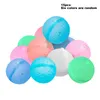 Sand Play Water Fun 15pcs Reusable Outdoors Self locking Happy Beach Toys Kids Bombs Pool Fast Filling Summer Colorful Silicone 230621