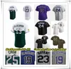 Camisa de beisebol personalizada C.J. Cron Todd Helton Mike Moustakas Alan Trejo Elehuris Montero Nolan Jones Kyle Freeland Austin Gomber Yonathan Daza ROCKIES Matt Holliday 4X