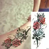 Temporary Tattoos 100Pcs Waterproof Flower Tattoo Sticker Wholesales Snake Rose Flash Wolf Lion Body Art Arm Fake Sexy Women Sleeve 230621