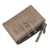 Plånböcker modemynt mynt handväska klassisk pu läder kort plånbok blixtlås affärs -id bankhållare mini manliga pengar koppling väska