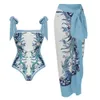 Traje de baño para mujer Traje de baño reversible con falda Mujer TieShoulde Bowknot Traje de baño de playa brasileño Verano 230620