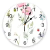 Wall Clocks Flower Petals Ladybird Dragonfly Insect Creative Clock For Home Office Decoration Living Room Bedroom Hanging Watch