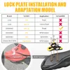 Fiets Pedalen KOOTU Lock Pedaal Carbon Patroon Clip Road met Afgedichte Lagers en Cleats voor SPD Systeem 230621