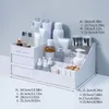 Lagerung Halter Racks Make-Up Organizer für Kosmetik Große Kapazität Box Desktop Schmuck Nagellack Schublade Container cghng 230621