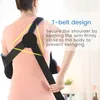 Andra massageföremål Velpeau Arm Sling för hand trasig eller dislokation Lätt triangeldesign Immobilizer Support Breattable och justerbar 230621