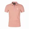 Erkek Tişörtleri Yeni Roger Federer Erkekler Polo Gömlek Örme Örtü Yaka Polo Gevşek Düğmesi Kısa Kol Spor Golf Gömlek