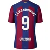 23 24 Lewandowski Gavi S Soccer Jerseys Pedri Rosalia 4th Ansu Fati de Futbol Camisetas Raphinha Shirth Shirt Men Mens