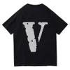 camisa vlone VLONE Verano para hombre diseñador camiseta Hombre V Carta Camiseta Ocio Moda Tendencia Hip Hop Marca Top Hombre Ropa de lujo Calle Sudadera Algodón Manga corta