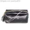 Cosmetic Bags Cases Fashion Women Girls Marble Zipper Tassel Purse Travel Makeup Bag Lady Toiletry Pencil Case Stationery Organizer New