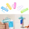 Plastic Rolling Squeezer Tube Partner Holder with Hanging Sucker Toothpaste Dispenser Bathroom Accessories dispensers