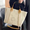 Luxury Women's Hand Canvas Beach Bag Tote Handbags Classic Large Backpacks Capacity Small Chain Packs Big Crossbody GMJ0 factory store usa sale