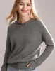 Sweter damski z kapeluszem, czysty sweter kaszmirowy, luźny sweter z litego koloru, baza z kapturem