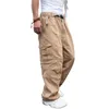 Fashion Baggy Cargo Pants Trendy Loose Men Casual Hip hop Harem Cotton Straight Trousers Wide Leg Plus Size XXXL Streetwear Clothing Male Bottoms