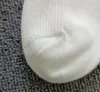 Chaussettes tricotées pour hommes, couleur blanc, noir, jaune, vraies photos, haute qualité, à la mode, avec lettres imprimées