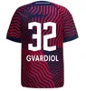 23-24 Maillots de football personnalisés Qualité thaïlandaise WERNER SZOBOSZLAI FORSBERG POULSEN GVARDIOL 2023 RAUM OLMO HAIDARA Maillots de football SILVA HENRICHS Hommes hommes enfants