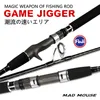 Spinhengels MADMOUSE Japan Volledige Fuji Onderdelen Jigging Rod GAME JIGGGER 18M PE 24 JIG 60200G 20kgs Boot Oceaan Vissen Slatwater 230621