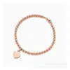 Original brand TFF Di Jia style love pearl bracelet Street rose gold