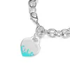 Marca de designer Tiffays Bracelet Womens Chain Frost Fashion Luxury Charm de alta qualidade Handicraftiffays