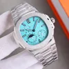 Herrklockor Designer Watches High Quality Luxury Watches Automatisk mekanisk rörelse Klocka med lådor Rostfritt stål Lysande vattentät safir 100 AA