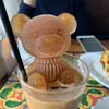 1 st Siliconen 3D Bear Mould Making Ice Cube Ice Mould Box Ice Cream Coffee Shop Chocolade Schimmel