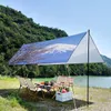 Tält och skydd Japan Mount Fuji Lightweight Portable Outdoor Canopy Waterproof Uvresistant Oxford Tent Lämplig för Picnic Beach Party 230621