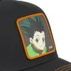 Шапочки шапочки/шапки черепа Мультипликационные аниме изображение сетчатая шляпа дыхательная бейсболка повседневная хип -хоп.