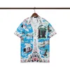 Designer Shirt Mens Button Up Shirts imprimer chemise de bowling Hawaii Floral Casual Shirts Hommes Slim Fit Robe à manches courtes T-shirt hawaïen Taille asiatique M-3XL