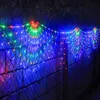 50Pcs Creative Party Decoration Peacock Fishing Mesh Net Light String Waterproof Design For Holiday Christmas Wedding Party To DIY