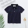 Sommar ny barns kläder designer kort ärm mode barn t-shirt fritidssportpolo skjorta