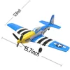 طائرة ElectricRC WWII P51 4CH Fighter RC Airplanes 2.4G Remote 6-AUSIS AEROBATION GLIDER ONE-IMALE RC GLIDER ALACRAFT TOYS GIFTS RC Plane 230621