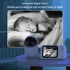 Baby Monitor Camera 3,2 tum Video Baby Monitor med Pan Tilt Camera Wireless Security Night Vision Temperaturövervakning Intercom Nanny Babysitter 230621