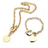 Luxe Paar Ketting Trendy Kettingen Designer Vergulde Sieraden Klaver Kettingen Delicate Hart Vorm Hanger