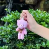 12cm Lovely Teddy Bear Plush Soft Stuffed Bear Animal Plushie Kawaii Kid Adult Bag Pendant Toys Home Decor Kids Gift 2142